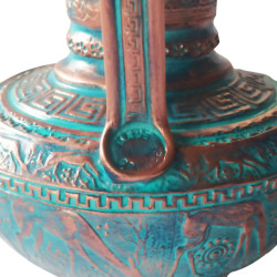 Greek Ancient Pottery Amphora 34cm Theme Hunting