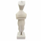 Cycladic Museum Idol of the Spedos Variety Copy 22cm - 8.66in Handmade Sculpture Real Greek White Marble