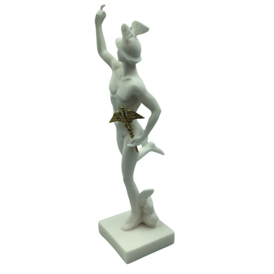Hermes Mercury Greek Roman God Of Trade Messenger Of The Gods White 24cm