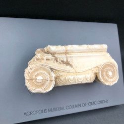 Part of Ionic Column Replica: Exquisite Gift Inspired by the Parthenon Archaeological Museum Reproduction Greek Art Statue