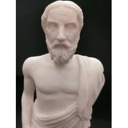 Epicurus Greek Philosopher Greek Art Statue White