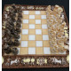 Chess Board Alabaster Set Ancient Greece Themed Chessboard 45X45