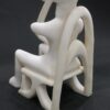 Cycladic Art Figurine Male Harp Player Greek Art 7.88' - Image 5