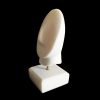 Cycladic Museum Head of Idol Copy 11,5cm - 4.5in Handmade Sculpture Real Greek White Marble - Image 4