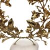 Gold-plated 24Ct Oak tree Round Wreath in real White Greek Marble Stone Base 20cm - Image 4
