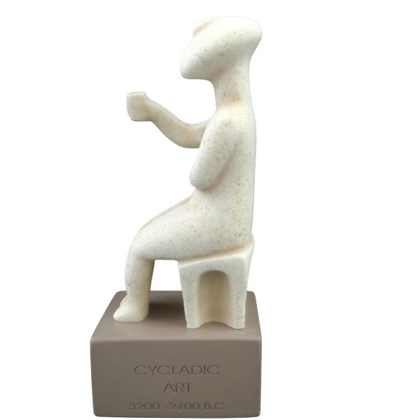 Cycladic Art Figurine Drinker Greek Art - Image 7