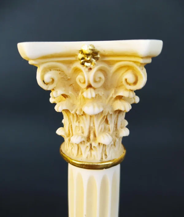 Corinthian Column Ancient Greek Order Pillar 8 inches - Image 2