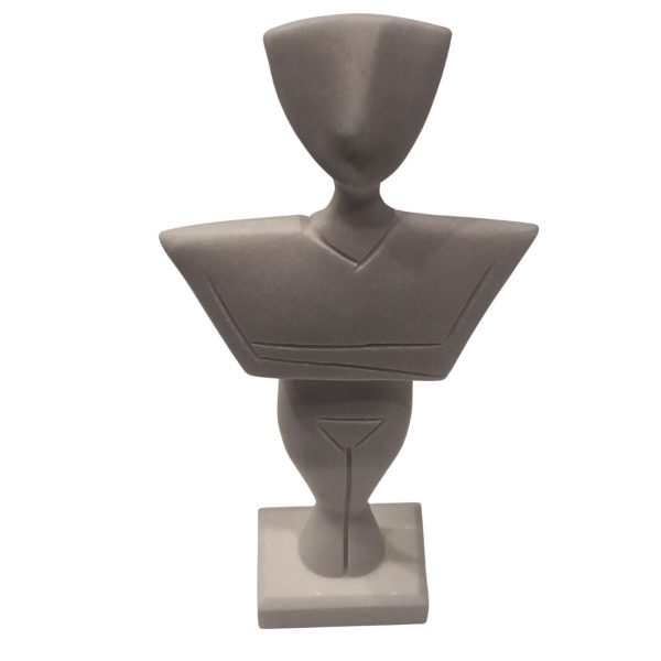 Cycladic Art Real Marble Female figurine of the 'Folded arm' type 9.5in - Image 2