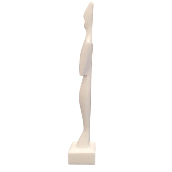Cycladic Art Real Marble Female figurine of the 'Folded arm' type 9.5in - Image 6