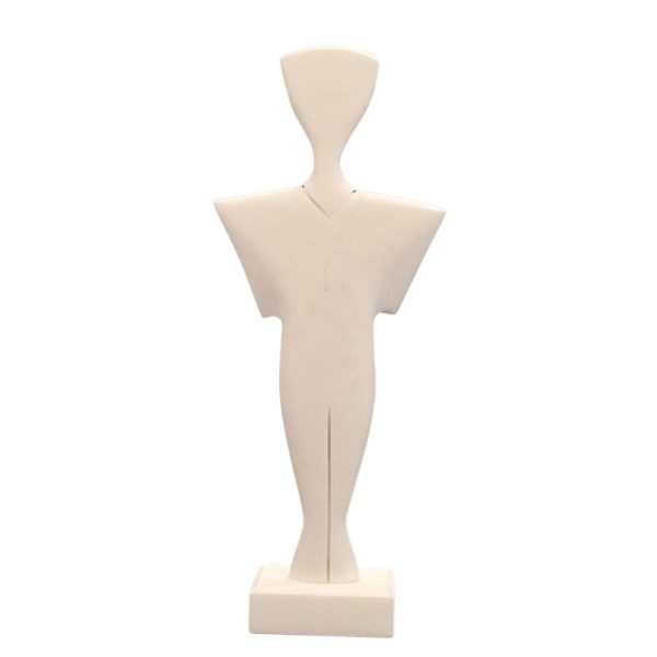 Cycladic Art Real Marble Female figurine of the 'Folded arm' type 9.5in - Image 7