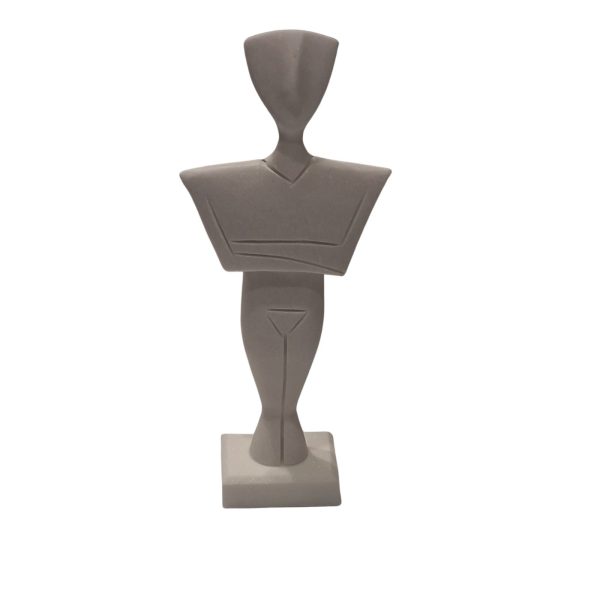 Cycladic Art Real Marble Female figurine of the 'Folded arm' type 9.5in - Image 8
